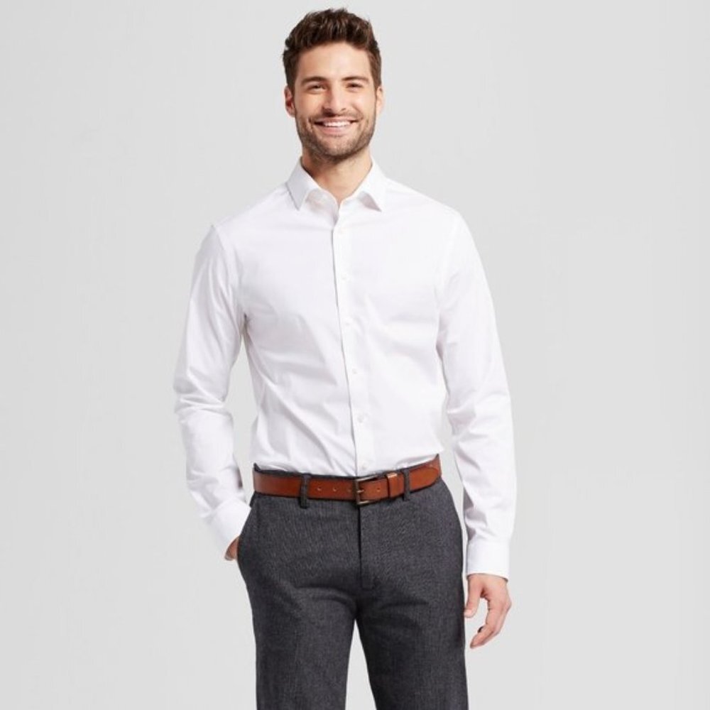 Goodfellow & Co™Men's Stretch Button-Down Shirt